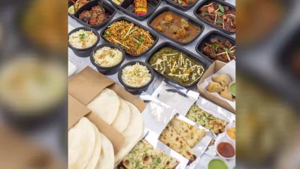 An Indian restaurant has set up a whopping 114 item takeaway that takes 10 days to eat