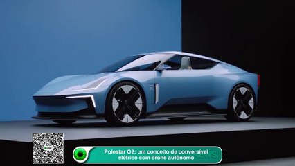 Polestar O2 um conceito de conversível elétrico com drone autônomo