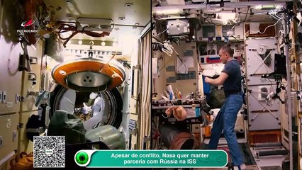 Apesar de conflito, Nasa quer manter parceria com Rússia na ISS