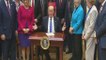 Donald Trump signs four bills rolling back Obama-era rules