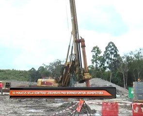 30 peratus nilai kontrak Lebuhraya Pan Borneo untuk bumiputera