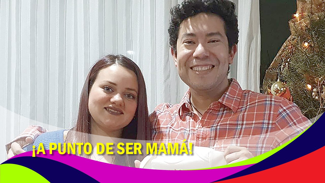 Andrea Lagunes está muy emocionada por la llegada de su primer bebé