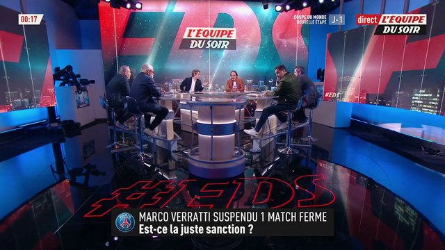 Sanction clémente pour Verratti, suspendu un match ferme - Foot - L1 - PSG