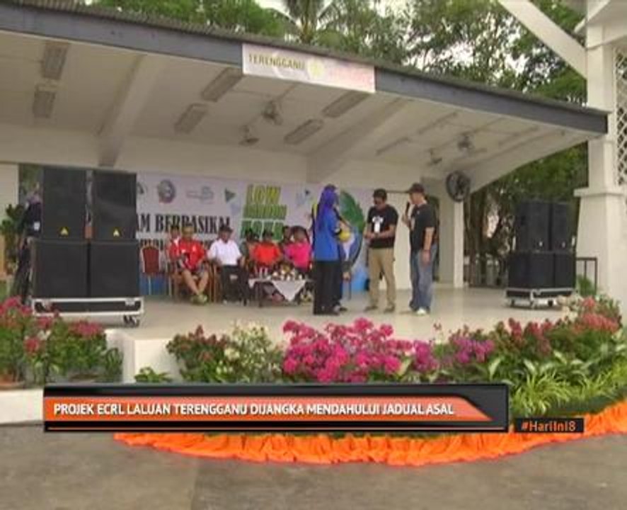 Projek ECRL laluan Terengganu dijangka mendahului jadual asal