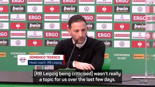 'We don’t talk about it' - Tedesco focused on football despite Leipzig critics