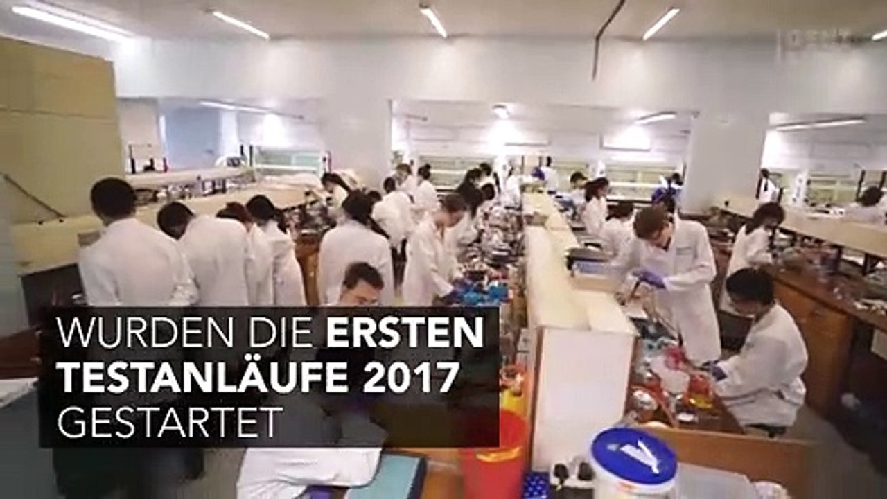 Essbare Wasserblase macht Plastikflaschen überflüssig