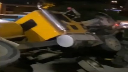 Grave accidente en la vía Circunvalar en el norte de Bogotá