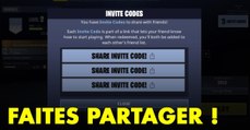 Fortnite : invitez vos amis à vous rejoindre si vous avez reçu un code pour jouer sur mobile