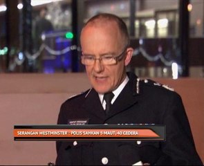 Serangan Westminster: Polis sahkan 5 maut, 40 cedera