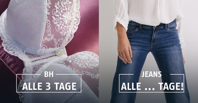 Waschmaschine: Diese Kleidungsstücke solltet ihr nicht täglich in die Wäsche tun!