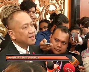 Nazri Aziz bertegas debat diteruskan