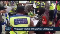 Polres Gowa Gelar Vaksinasi Booster Untuk Personel Polisi