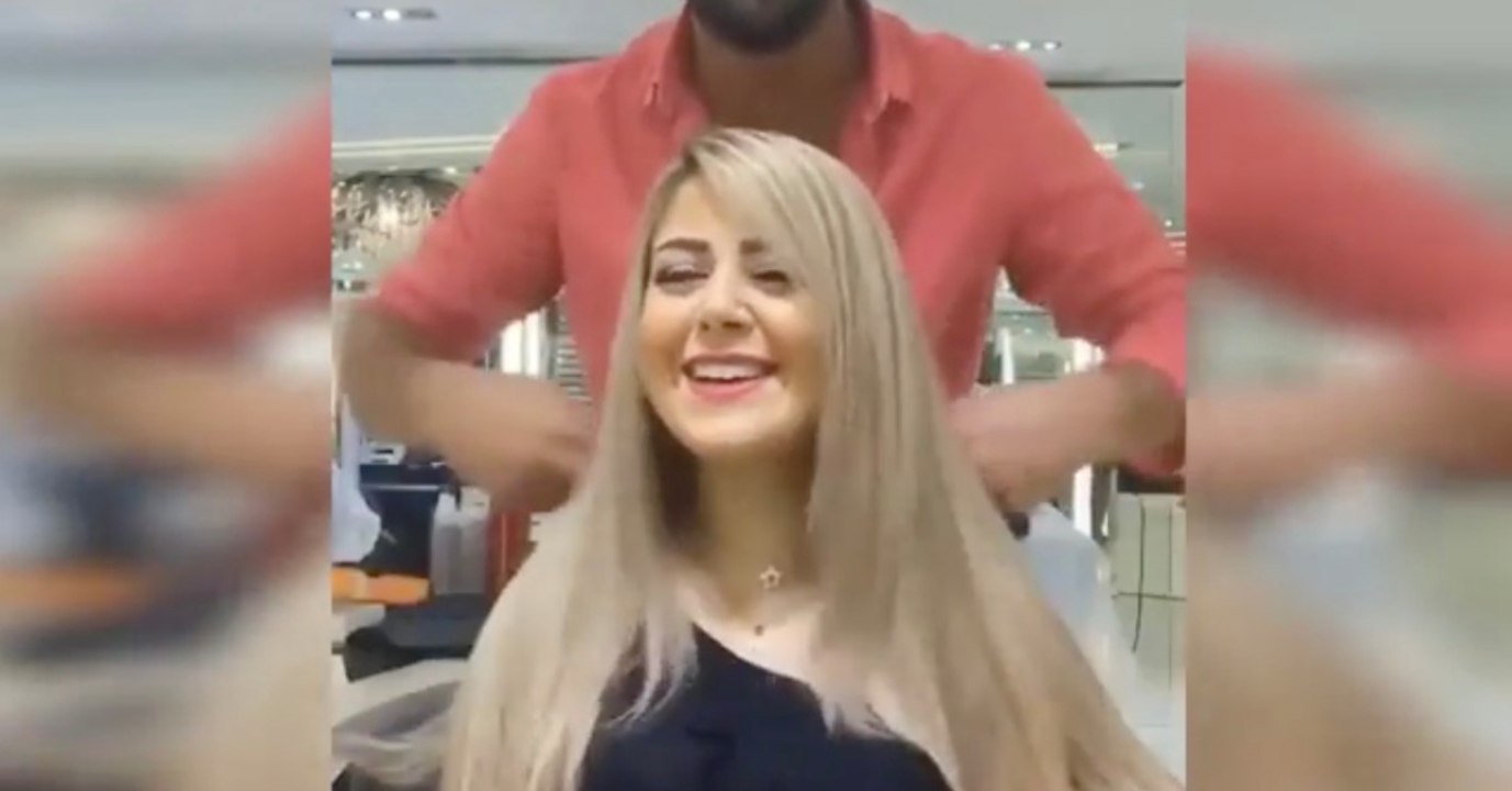 Sie will einen Bob, doch was der Friseur macht, lässt ihr das Lachen vergehen