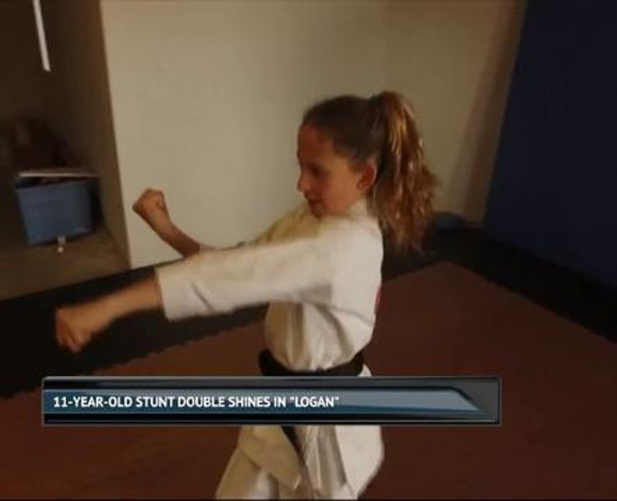 11-year-old stunt double shines in 'Logan'