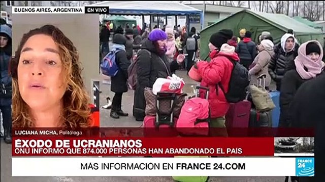 Luciana Micha: Europa debe tener un plan integral para apoyar a los refugiados ucranianos