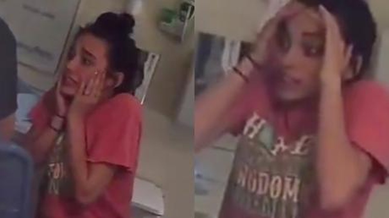 She wanted to witness her sister give birth and her reaction is priceless