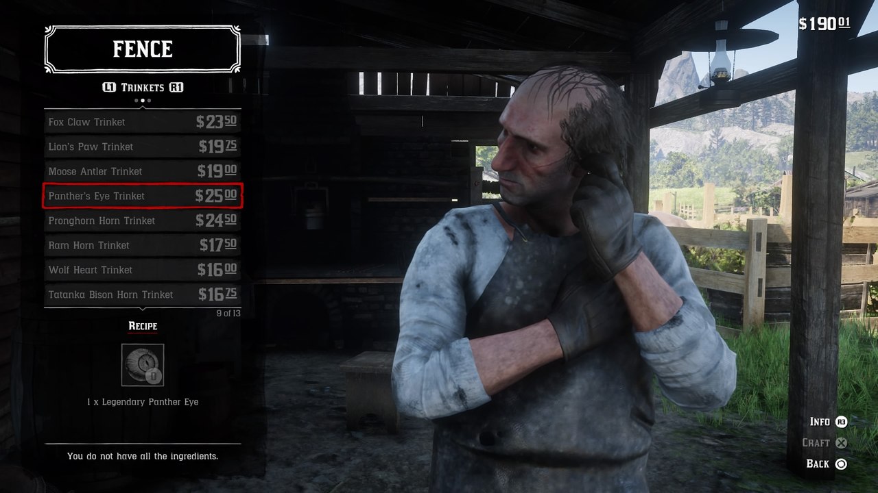 Red Dead Redemption 2 : liste complète des amulettes, comment les fabriquer et quels sont leurs effets