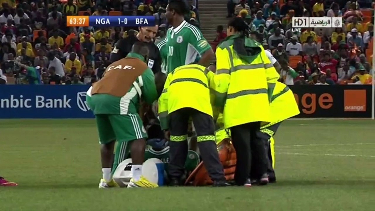 الشوط الثاني مباراة نيجيريا و بوركينافاسو 1-0 ن...