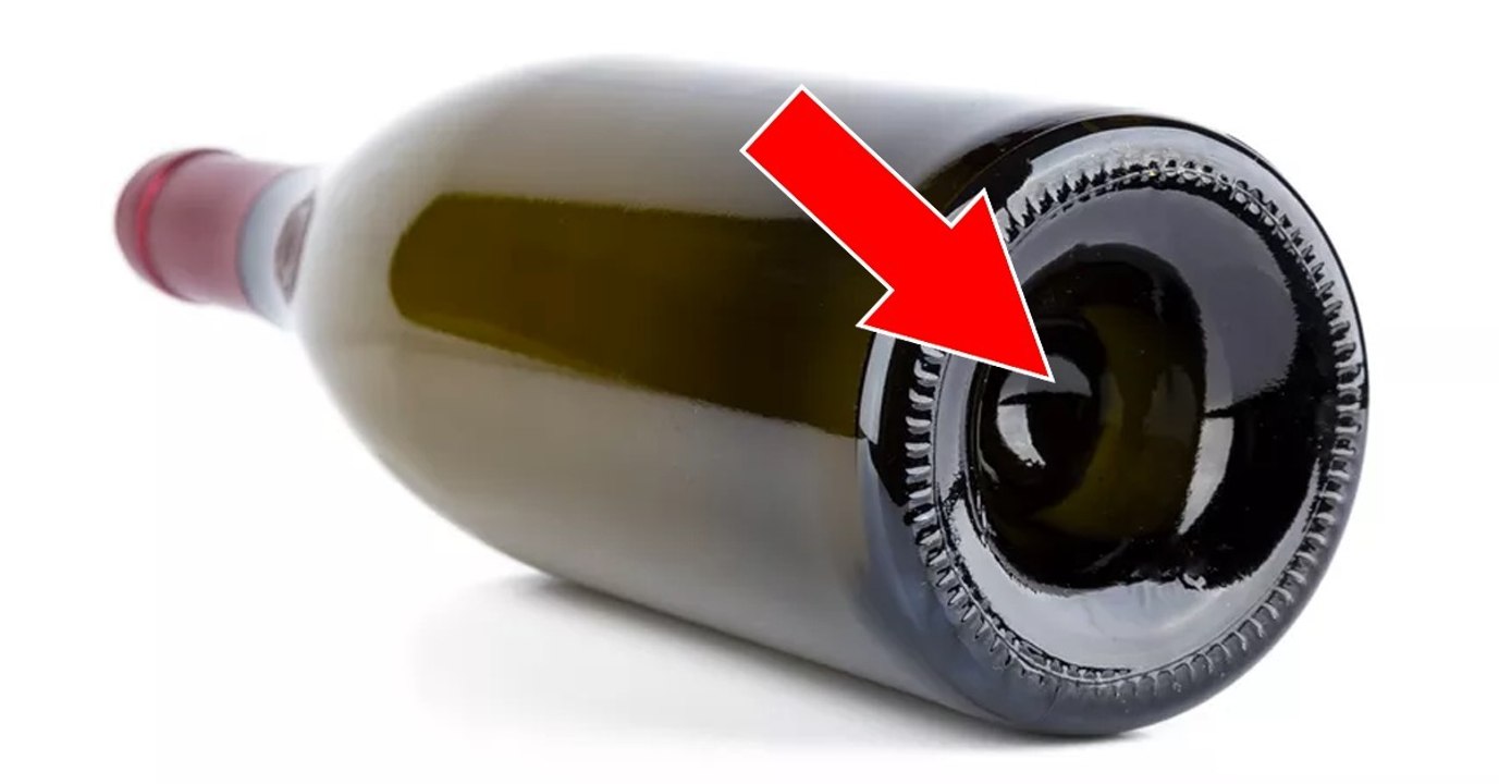 Geheimnis gelüftet: Deshalb haben Weinflaschen einen gewölbten Boden!
