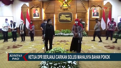 Puan Maharani Temui Gubernur Jawa Timur, Beri Janji Bantu Cari Solusi Kenaikan Harga Bahan Pangan