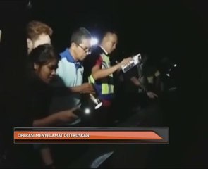 Operasi menyelamat diteruskan