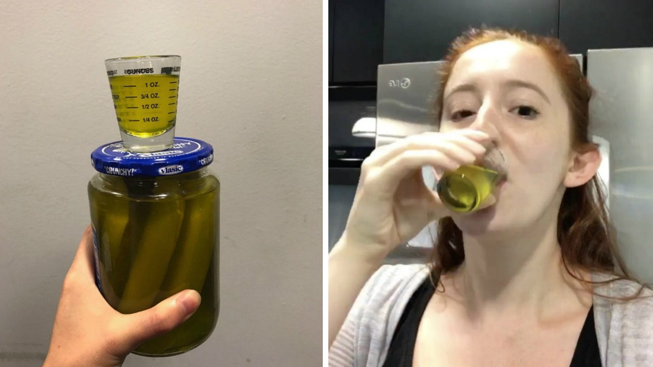 Frau trinkt jeden Tag ein Glas Gurkenwasser: Die Folgen für ihren Körper sind enorm!