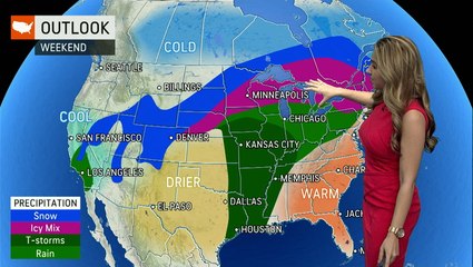 Calm weather to come to an end as a coast-to-coast storm roars to life