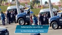 Se enfrentan comerciantes con palos y tubos contra taxistas en Los Héroes Chalco