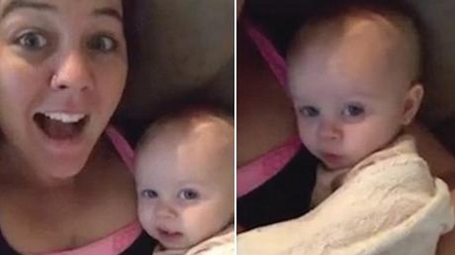 She sang ‘I love you’ to her baby but she never expected this reaction