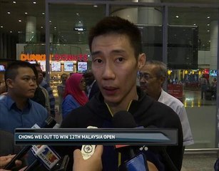 Chong Wei out to win 12th Malaysia Open