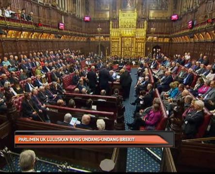 Parlimen United Kingdom luluskan rang undang-undang Brexit