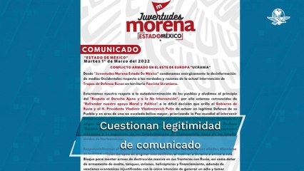 Embajada de Rusia en México agradece apoyo de jóvenes afines a Morena y desata polémica