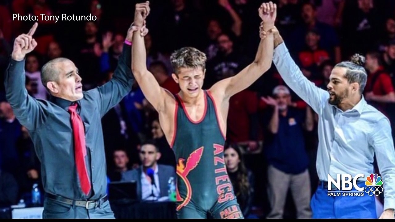 How Palm Desert HS Wrestler Beau Mantanona Won, then Lost the CIF State Title Match (138 lbs)
