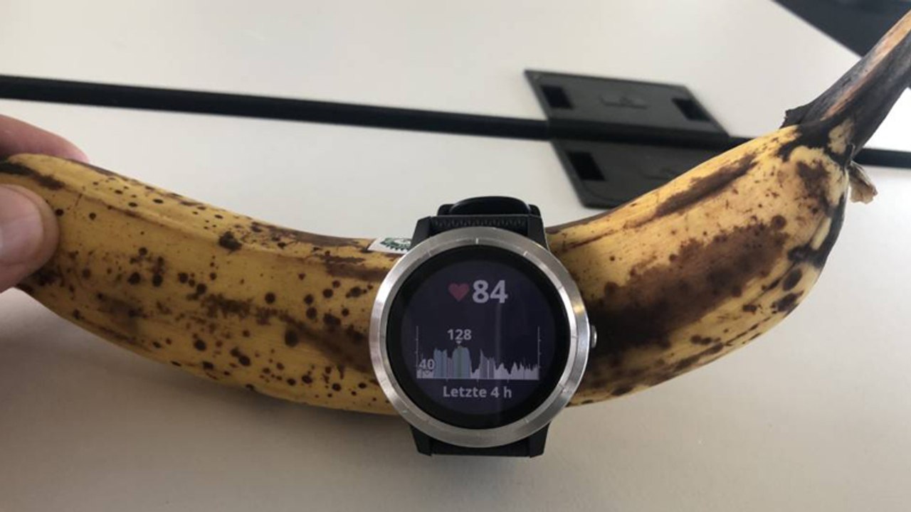 Entdeckung: Fitnesstracker kann den Puls von Bananen messen