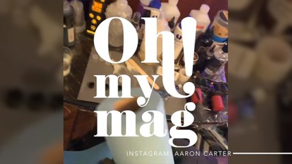 Aaron Carter Just Got A Tattoo Of Rihanna On His Face