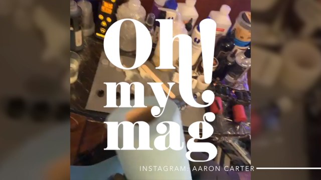 Aaron Carter Just Got A Tattoo Of Rihanna On His Face