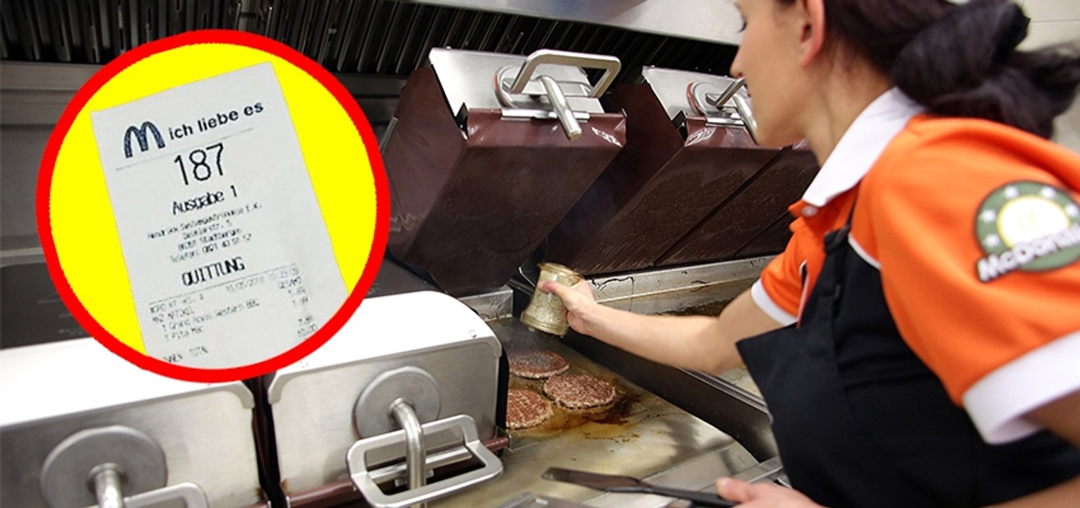 McDonald's-Mitarbeiter verrät: Darum solltest du zwischen 12 und 14 Uhr nach dem Kassenbon fragen