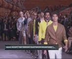Hermes presents their menswear collection with splashy event