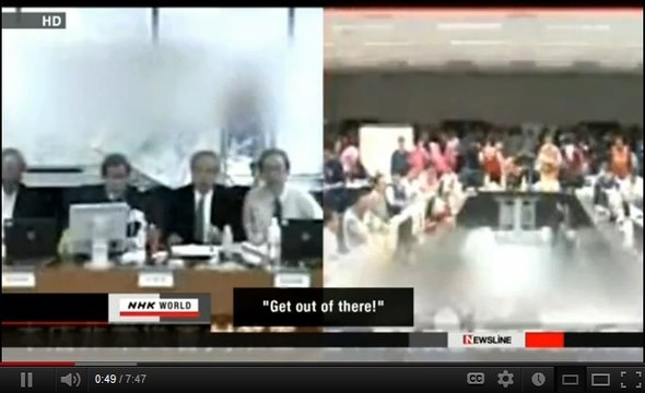 Tepco dévoile les images de réunions d'urgence tenues pendant Fukushima