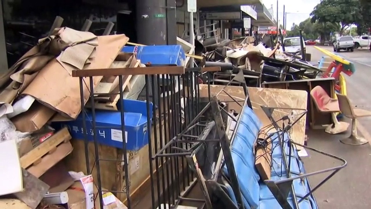 Lismore locals survey the damage of worst ever flood