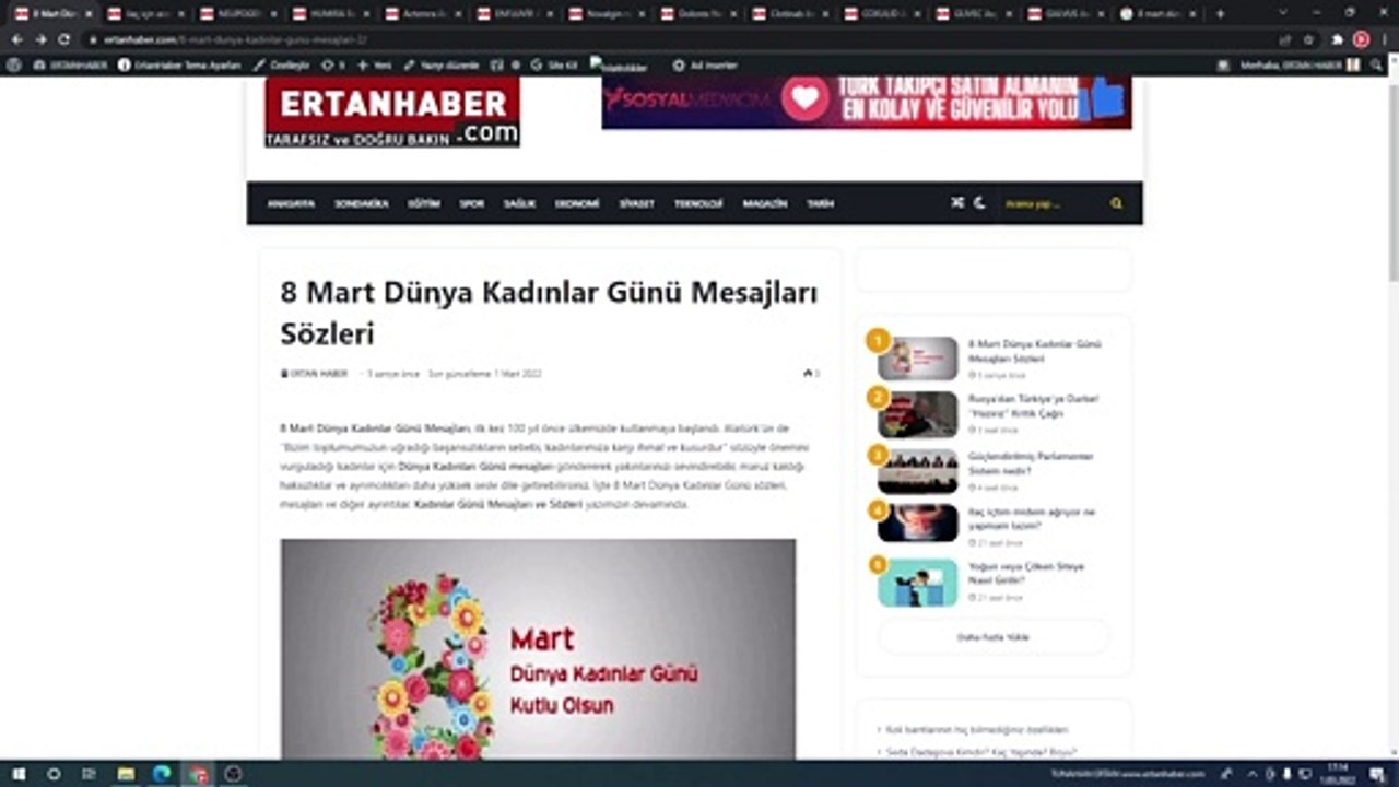 8 Mart Dünya Kadınlar Günü Mesajları