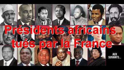 Voici tous les chefs d'Etat africains assassinés au pouvoir par la France.