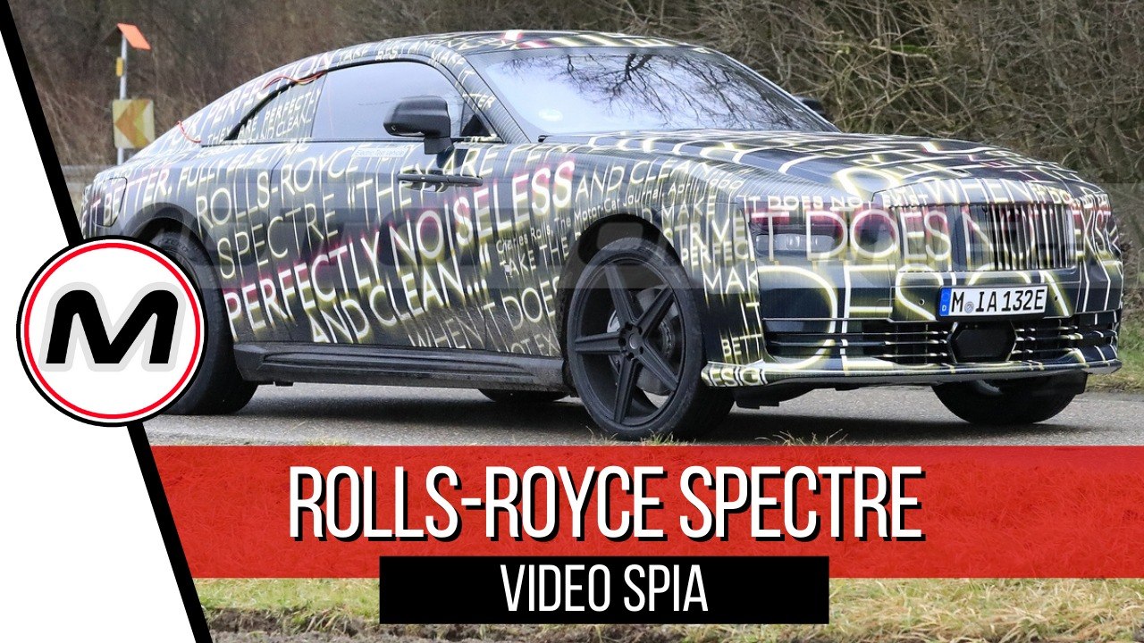 ROLLS-ROYCE SPECTRE: VIDEO SPIA della prima auto elettrica del brand di lussoRolls-Royce Spectre