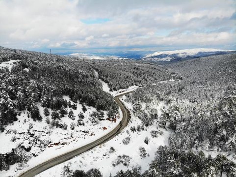 Muğla'nın yüksek kesimlerinde kar kalınlığı 30 santimetreye ulaştı