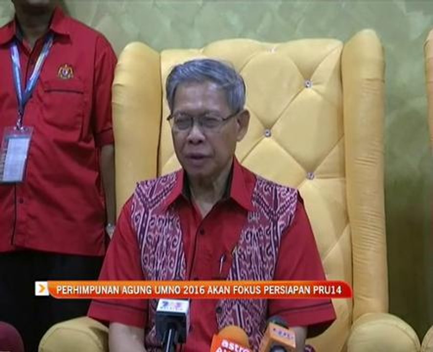 Perhimpunan Agung UMNO 2016 akan fokus persiapan PRU14