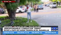 ¡Leñazo! Borracho al volante estuvo a punto de ocasionar tragedia en SPS