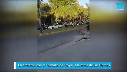 Así entraron con el Caballo de Troya a la toma de Los Hornos