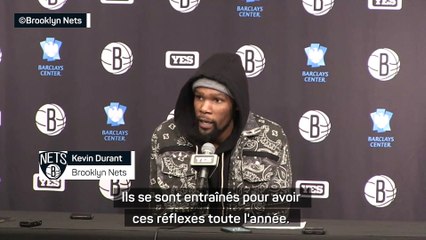 Durant : « Je me sens très bien » - Basket - NBA - Nets