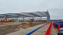 Ball Corporation new aluminium can factory opened near Kettering