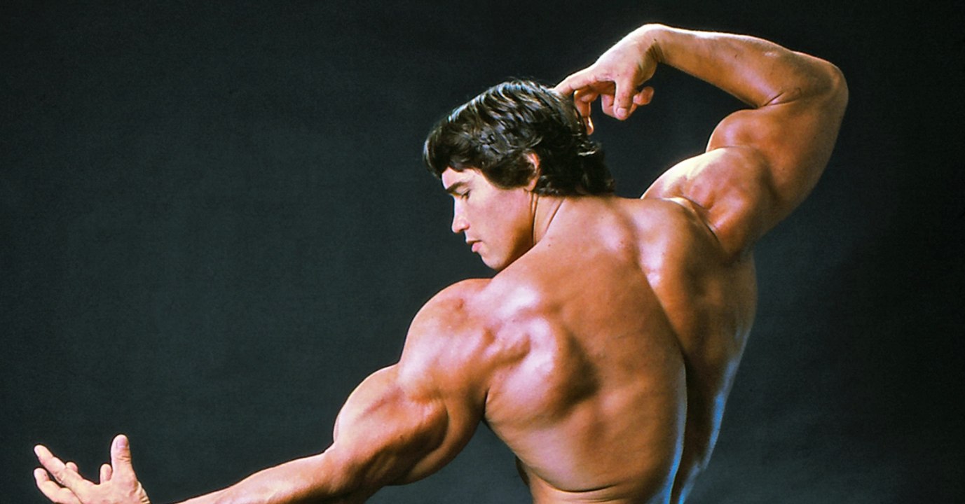 Der uneheliche sohn von schwarzenegger kopiert seine legendäre pose!